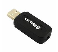 Generic Bluetooth 5.0 Receiver Transmitter Wireless Transmitter Receiver AUX 3.5 mm Jack for TV PC Headphones Speaker Car Home Stereo System USB Powered - Black