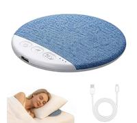 Generic Bluetooth 6.0 Pillow Speaker for Side Sleepers, 3D White Noise & Sleep Timer, Bone Conduction, USB-C Rechargeable, Blue