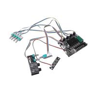 Generic Bluetooth Amplifier Module 2.1 Channel High Power Audio Amplifier Board with Wire Bass Treble Control for Home Theater and Car Audio Copper PCB 75x90x15mm