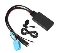 Generic Bluetooth AUX-IN Adapter Fit for Smart Fortwo 450 Handsfree Calling Compact Size Black
