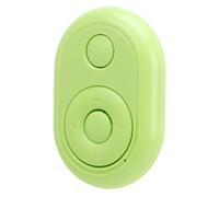 Generic Bluetooth Camera Shutter Remote Control Selfie Clicker for Smartphone Photography - Ideal for Social Media Enthusiasts - Made of Sturdy ABS Material (Green)
