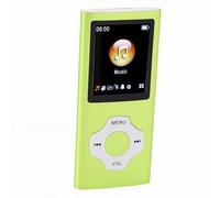 Generic Bluetooth MP3 Player with 32GB Memory Card Support and FM Radio for Sports Travel Compact and Lightweight (Green)
