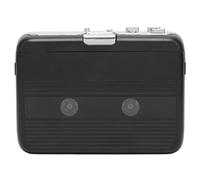 Generic Bluetooth Portable Stereo Cassette Player with Headphone Auto Reverse Function for Travel Memory Lovers (Black)