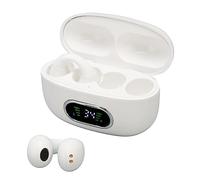 Generic Bluetooth Translator Earphone with Noise Cancellation, Multi Language Translation & Music Functionality for Travel and Conversations, Compact & Wireless Design (White)