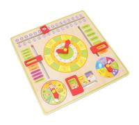 Generic Board of the Montessori Toys All About Today Clock Board Toy Educational for Child Month