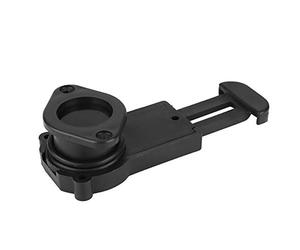 Generic Boat Drain Valve PVC Pull Out Scupper Long Service Life for Assault Boat, Fishing, Black