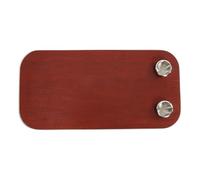 Generic Boat Table Top with 2 Cup Holders Stylish Design Large Solid Wood Removable Desktop for RV Marine Yacht 800x400mm (Dark Red)