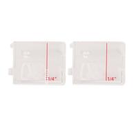 Generic Bobbin Cover Plate High Accuracy Transparent ABS 2Pcs Heavy Duty Sewing Machine Cover Plate for 6800C, 6700c, 6600c, Confidence 7640, C7250 for Repair Replacement
