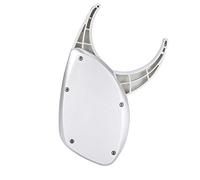 Generic Body Fat Caliper Portable Accurate Skinfold Measurement Tester for Personal Trainers Nutritionists 11cm ABS White