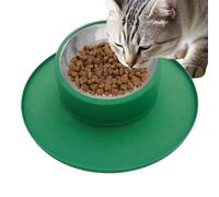 Generic BOL of Non-Left Water for Pets - BOL for Pets without Point, Bowl of Kitten Water, Bowl with Water and Non-Slip Food for Dogs, Steel,