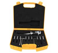 Generic Boring Head, Carbide Boring Bar Set Boring Cutter Set Carbon Steel CNC Milling Tool Kits with Storage Box C20-F1-12-9PCS