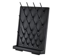 Generic Bottle Rack with Detachable Portable Shelf Test Tube and Bottle Rack Tabletop Drip Tray East Pegs, Black