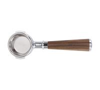 Generic Bottomless Portafilter 58mm Aluminum Alloy with Wooden Handle for Coffee Brewing and Lovers (#2)