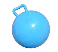 Generic Bouncing Ball Game, Space Hopper with Handle Hoppers For Kids Toy Iron For Boys Girls Adult Jumping Ball Toy (Blue)