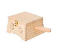 Generic Box for Moxas for Treating Burns on The Waist, Neck, Knees, Shoulders and Back - Portable Burner Holder, 4 Hole