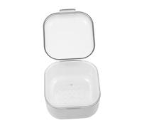 Generic Box Nail Bits Nail Tools Nail Art Tools Cleaner Drill Bit Holder Nail Polish Remover Bowl Nail Art Tool Storage Case Nail Drill Bits Holder Nail Brush Container Case Black Plastic