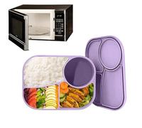 Generic Boxes for Silicone Lunch Boxes, Containers for Silicone Lunch | 4 Grilled Silicone Storage Containers - Supplies for Meal Preparation and is built to win a