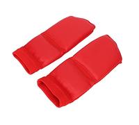 Generic Boxing Foot Protector Adult Red Non-Slip Training Gear for Taekwondo with Ankle Protection Pads - 2 Units (L)