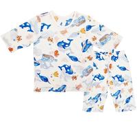 Generic Boys Pyjamas Ocean Nightwear 100% Cotton Organic Toddler Clothes Kids Sleepwear Long Sleeve Pjs Sets 2 Piece Outfit Gift 5-6 Years