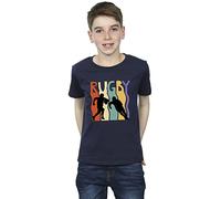 Generic Boys Rugby Players T-Shirt Navy Blue 9-11 Years