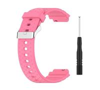 Generic Bracelet Compatible with XPLORA X5 Play/XGO 2/XGO 3 Children's Sports Waterproof Replacement Strap Silicone Replacement Strap Watch Strap, pink