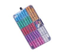 Generic Braid Accessories Unique Patterns Hair Pendants Decoration Clips, 170Pcs Hair Dreadlocks Beads for Parties Film Festivals