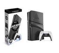 Maxx Tech PS5 Slim Faceplates Black Wave (5pcs) + Controlle (Sony Playstation 5)