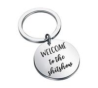 Generic Brands MYSOMY Funny Sarcastic Gift Mature Gift Keychain With Saying Welcome to The Shitshow Funny Inspirational Gift (Shitshow key)