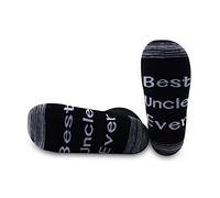 Generic Brands PYOUL 1 Pair Uncle Socks Gift for Uncle Best Uncle Ever Socks Brother Gift New Uncle Gift Uncle Birthday Gift (Best Uncle E 1 pair)
