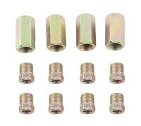 Generic Brass Brake Line Connector Set for Modifying 1/4inch Brake Tube, 12pcs Line Assortment, Easy Installation