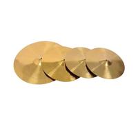 Generic Brass Hi Hat Cymbals for Drums, Ideal Accessory for Rehearsals, 14inch 16inch 20inch