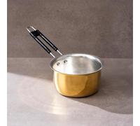 Generic Brass Saucepan for Tea | Small Milk Pan/Tea Pan | 100% Pure Brass & Non-Toxic Cookware with Ayurvedic Health Benefits (2 litres)