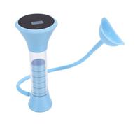 Generic Breathing Trainer, PP Adjustable Breath Control Device with 150mAh Li Battery for Respiratory Muscle Training (Blue)