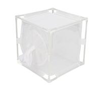 Generic Breeding Incubator Box Reusable Observation Cage Lightweight PVC Mesh for Butterflies and Small White 16x16x16cm (Sleeve Shaped)