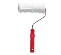 Generic Brick Roller DIY Art Tool for Wall Decoration, 7 Inch Red and White Plastic Paint Roller for Home and Garden