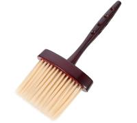 Generic Bristles Broken Wooden Fiber Soft Grasp Easy Use Handle to Duster Neck Brush for Hair Does Not Hurt the Removing Barber Salon Skin