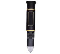 Generic Brix Refractometer Dual Scale Accurate Sugar and Specific Gravity Meter for Homebrew and Winemaking ABS Rubber 7.28in