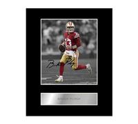 Generic Brock Purdy Pre Printed Signature Signed Mounted Photo Display #11 Printed Autograph Picture 10x8 Inch Mounted Wall Art - Sports Memorabilia - Living Room