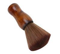 Generic Broken Hair Sweep Brush with Soft Fiber Bristles for Quick Cleaning in Salons and Homes, Wooden Handle, 1 Unit