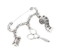 Generic Brooch Lapel Pin Tailor Sewing Badge Stainless Steel Pin for Women Dressmakers Clothing Decoration Gift for Bridesmaids and Friends