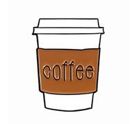 Generic Brooches Cartoon Coffee Cup Milk Enamel Badge Collar Brooch Pin Clothes Jewelry Decor Useful Processed