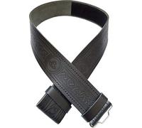 Generic Brown Black Celtic Kilt Belt, Large 40" to 46", Genuine Leather, Heavy Duty, For Men