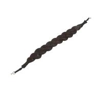 Generic Brown Braided Headband for Women with Magnetic Fastener, Handmade Chunky Fishbone Plaited Synthetic Hairband, Elastic Stretch High-temperature Fiber, Low Maintenance and Smooth