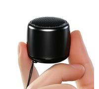 Generic BS-101 Black Mini Portable Bluetooth Speaker with HD Sound & Bass, Wireless Bluetooth Speakers for Phone/PC/Tablet, Photo Selfie Button, Answer Phone Calls, Cute Tiny Speaker