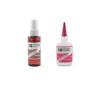 Generic BSI Accelerator Kicker INSTASET Spray 2oz AND MAXI-CURE Extra Thick 1oz Bob Smith Industries
