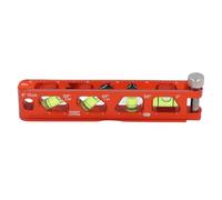 Generic Bubble Level Ruler Durable Magnetic 6 Inch Precision Measurement Tool for Contractors Cast Aluminum Orange