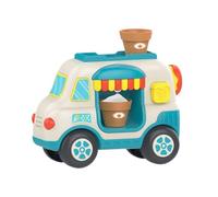 Generic Bubble Machine for Bathing Fun, Ice Cream Foam Tub with Accessories, Ideal for Children's Day , Blue
