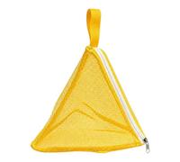 Generic Budgie Carrier Bag Breathable Portable Triangle Mesh PVC Outdoor | PVC Bird Walking Bag Pet Transport Bag with Zipper Hook for Small Birds Parakeet Budgie