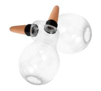Generic Bulbs Material Plants Ceramic Outdoor Plant Indoor and Plastic 2pcs Self-watering Automatic Waterer for Bulb-shaped Decorative Watering Globes for Succulents and Houseplants