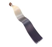 Generic Bundle Cosplay Hair, Unprocessed Straight Bundles Hair for Party, Daily Life, Violet